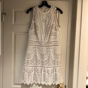SAYLOR off white lace dress